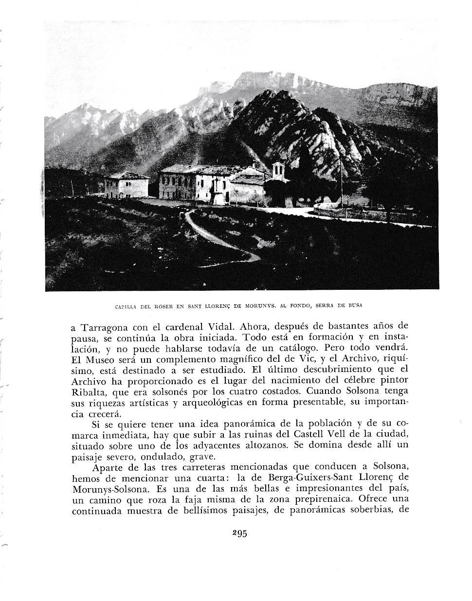 LAMINA 6441: Capilla del Roser en Sant Llorenç de Moruny Sierra de Busa