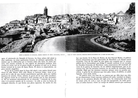 LAMINA 6464: Cervera sobre un talud desde la carretera de Barcelona