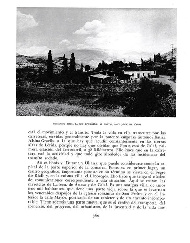 LAMINA 6469: Subiendo hacia La Seu d Urgell al fondo Sant Joan de L Erm