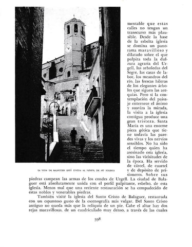 LAMINA 6485: Perfil de la iglesia de Balaguer