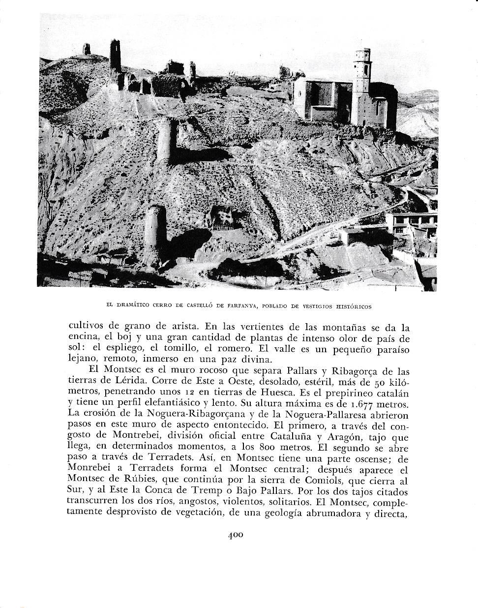LAMINA 6486: Poblado historico en el cerro de Castello de Farfanya