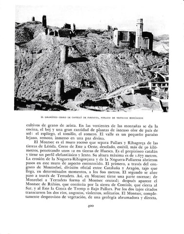LAMINA 6486: Poblado historico en el cerro de Castello de Farfanya