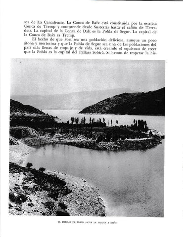 LAMINA 6492: El embalse de Tremp antes de llegar a Salas