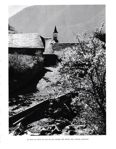 LAMINA 6498: El Valle de Espot paraje mas bello del Pirineo Leridano
