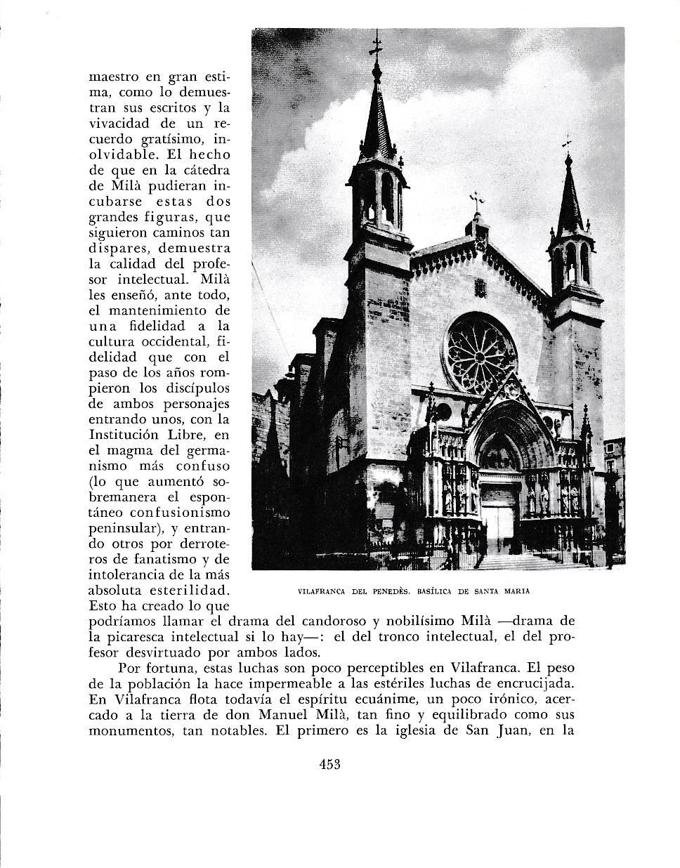 LAMINA 6510: Vilafranca del Penedes Basilica de Santa Maria