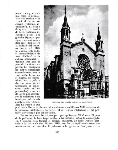 LAMINA 6510: Vilafranca del Penedes Basilica de Santa Maria