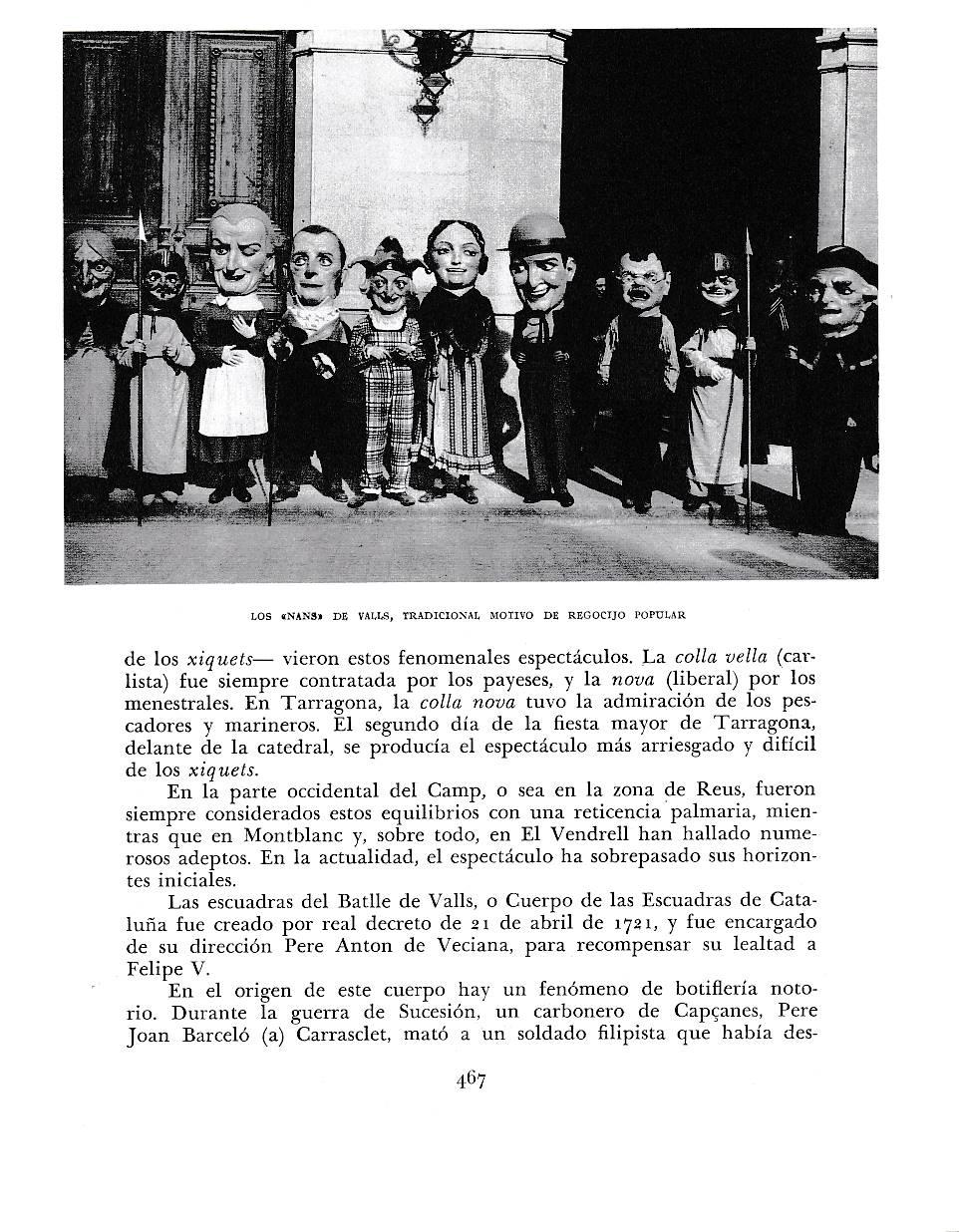 LAMINA 6516: Los nans de Valls tradicional motivo de regocijo popular