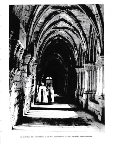 LAMINA 6524: El claustro del monasterio