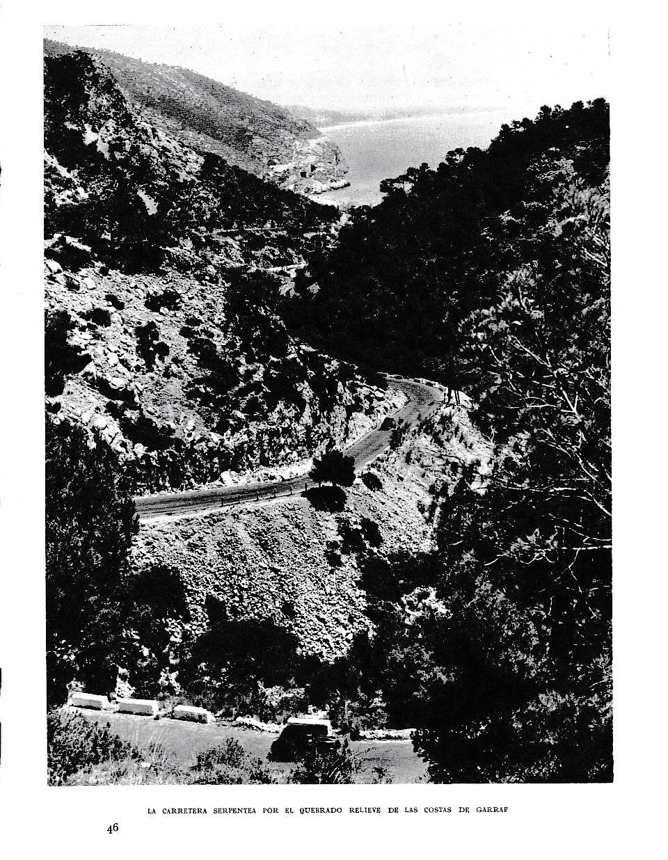 LAMINA 6535:  Carretera de las costas del Garraf