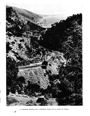 LAMINA 6535:  Carretera de las costas del Garraf