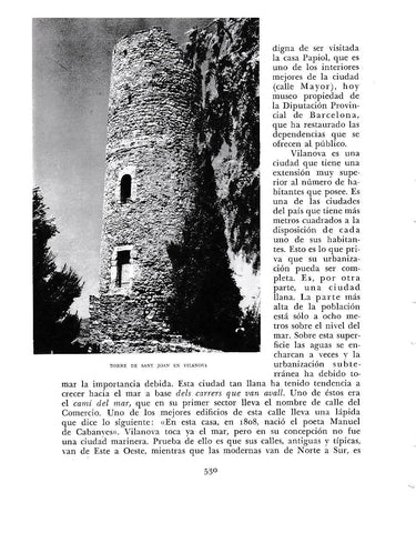 LAMINA 6542: Torre de Sant Joan en Vilanova