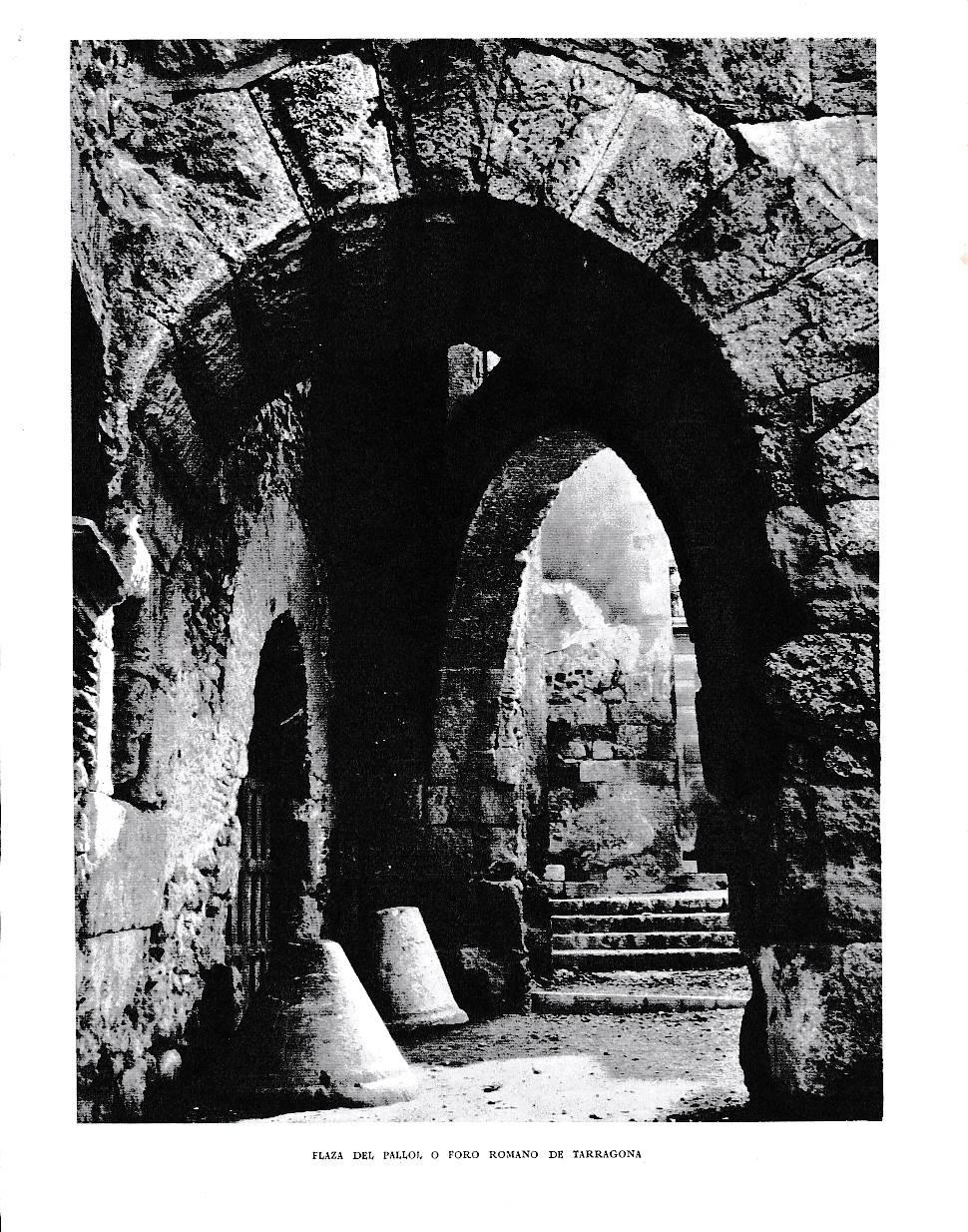 LAMINA 6547: Plaza de Pallol o Foro romano de Tarragona