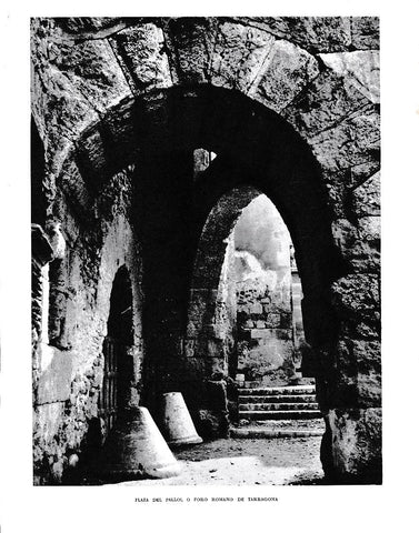 LAMINA 6547: Plaza de Pallol o Foro romano de Tarragona