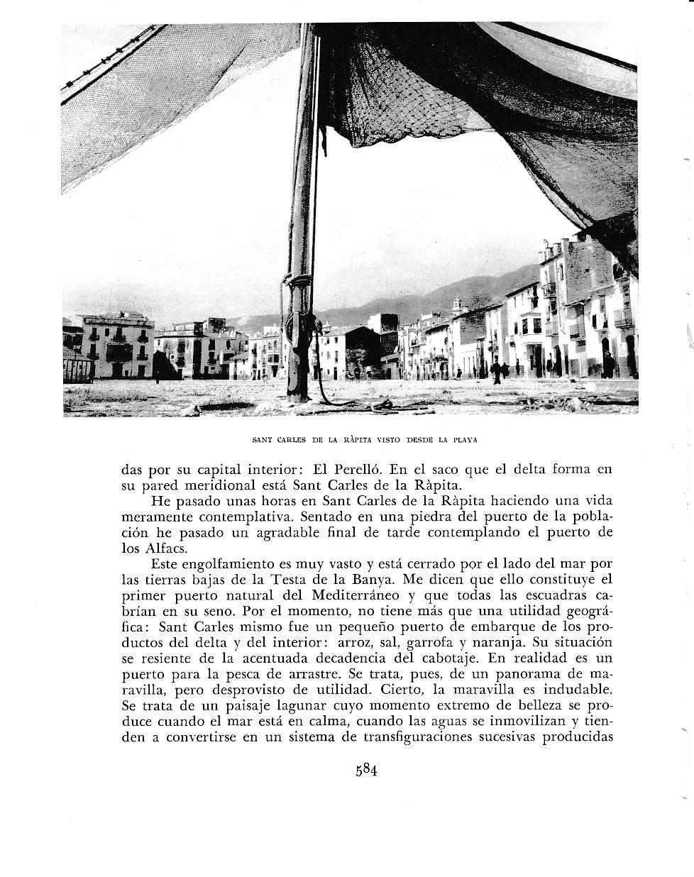 LAMINA 6564:  Sant Carles de la Rapita vista desde la playa