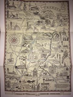LAMINA 6570: Mapa itinerario VII