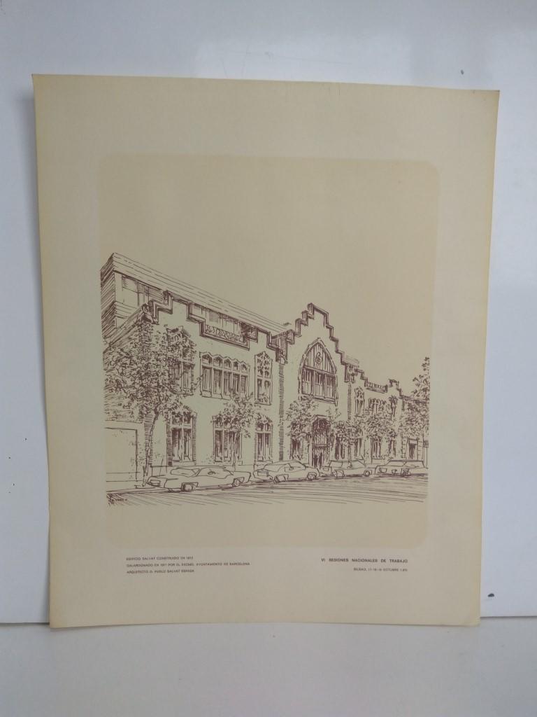 VI sesiones nacionales de trabajo: lamina Edificio Salvat