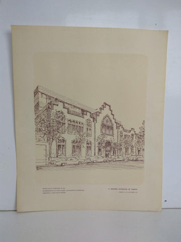 VI sesiones nacionales de trabajo: lamina Edificio Salvat