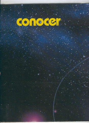 Poster revista Conocer dedicado a  El sistema solar, modelo 3