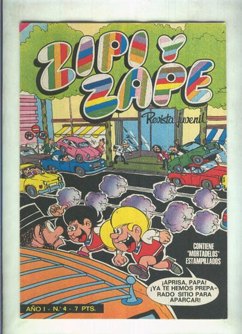 Zipi y Zape revista semanal numero 004 (poster central de Doña Tecla Bisturin)