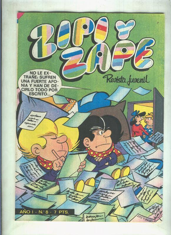 Zipi y Zape revista semanal numero 008 (poster central de Pepe Gotera y Otilio)