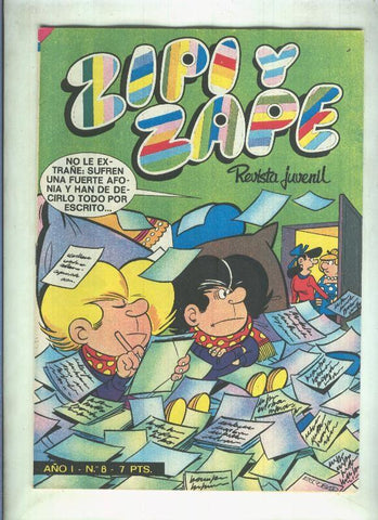 Zipi y Zape revista semanal numero 008 (poster central de Pepe Gotera y Otilio)