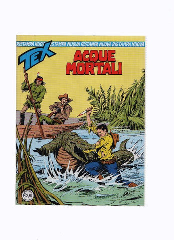 TEX Nuova Ristampa, Numero 332: ACQUE MORTALI (Sergio Bonelli 2013)