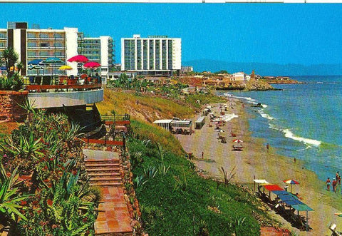 Postal 6381 : Vista parcial costa de Torremolinos