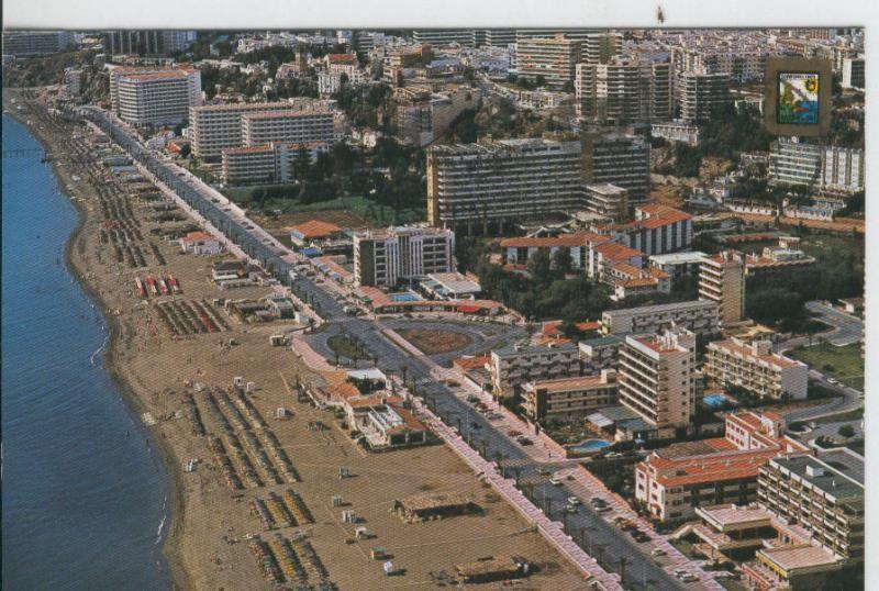 Postal 7332 : Vista aerea del Paseo Maritimo de Torremolinos