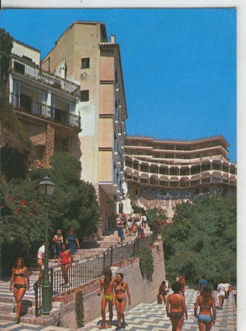 Postal 07753 : Torremolinos, camino de la playa