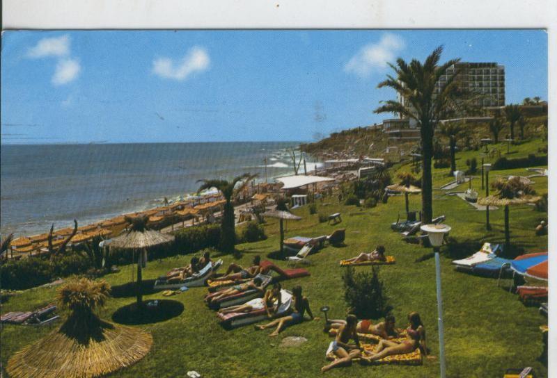 Postal 07893 : Torremolinos, jardines y playa