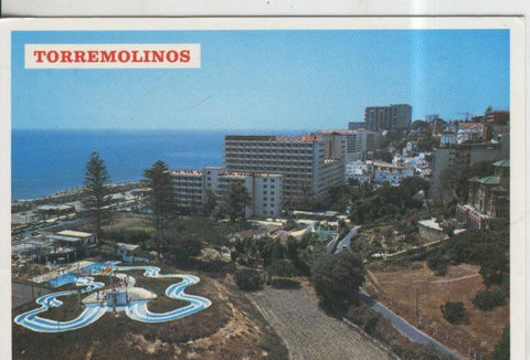 Postal 010089: Malaga, Torremolinos, paseo maritimo y montaña acuatica