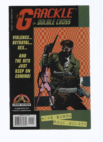 THE GRACKLE in Double Cross, Volume 1, Numero 01: Fire in the Hole (Acclaim 1997)