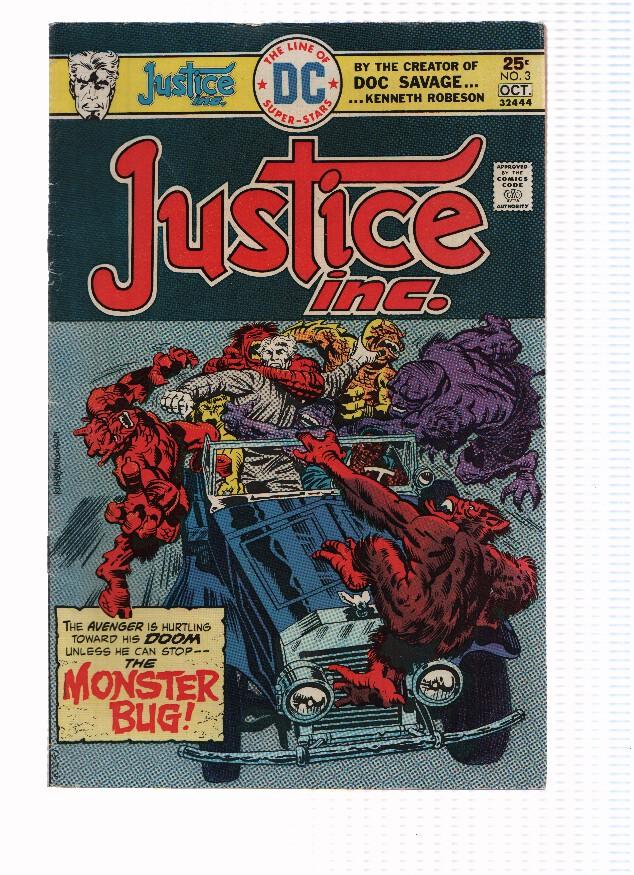 JUSTICE INC., Volume 1, Numero 03: The Monster Bug (DC 1975)