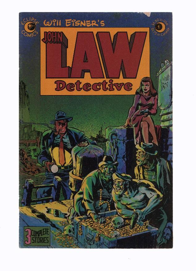 JOHN LAW DETECTIVE, Numero 01 (One-Shot): Sand Saref (Eclipse Comics 1983)