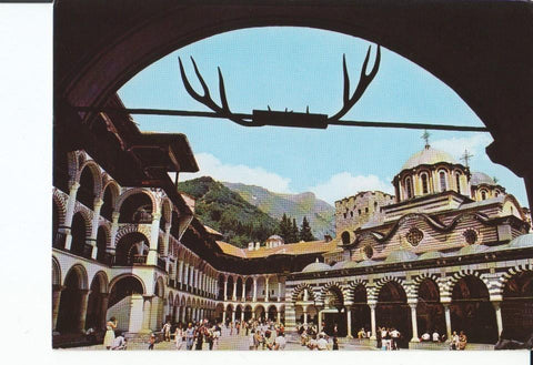 Postal 017036: RILA Bulgaria - Rila-Kloster gegrundet im 946 vom Eremiten Iwan Rilski