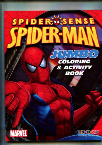 Revista Juego : Spider Sense Spiderman: Jumbo, coloring & Activity Book