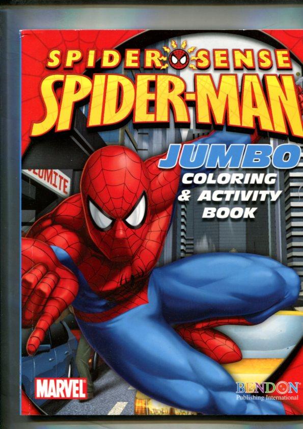 Revista Juego : Spider Sense Spiderman: Jumbo, coloring & Activity Book