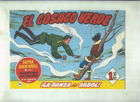 Facsimil de Ediciones B: El Cosaco Verde numero 096: La danza del arbol