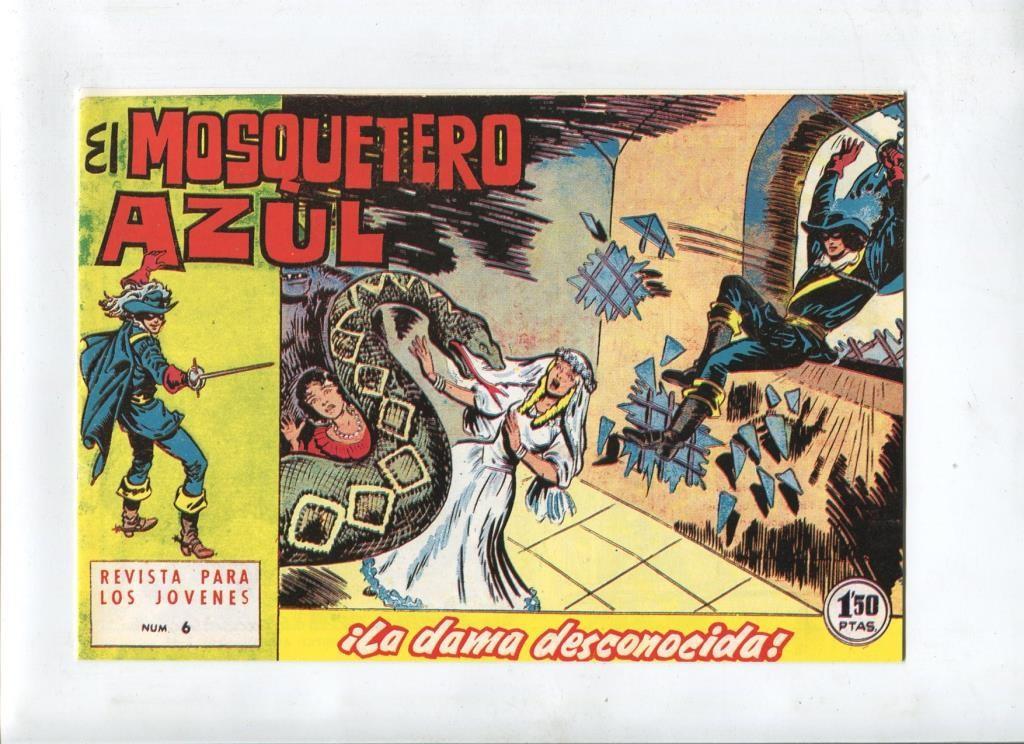 Facsimil: El Mosquetero Azul numero 06: La dama desconocida