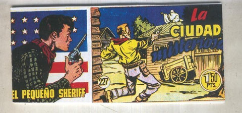 El Pequeño Sheriff facsimil numero 227: La ciudad misteriosa