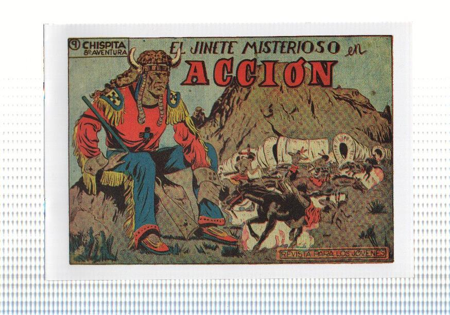 Facsimil: Chispita octava aventura numero 09: El jinete misterioso en accion