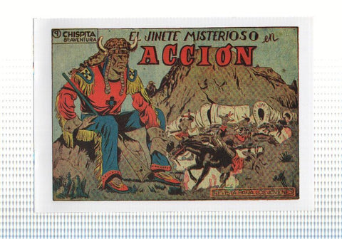 Facsimil: Chispita octava aventura numero 09: El jinete misterioso en accion 