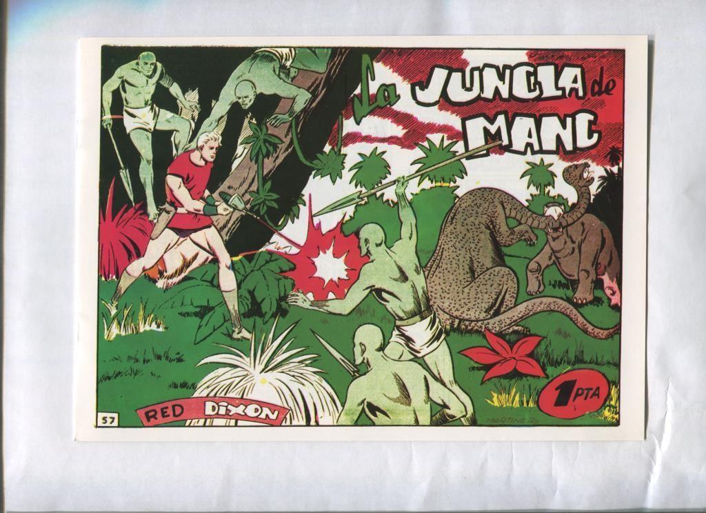 Facsimil: Red Dixon primera serie numero 57: La jungla de Mang