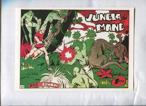 Facsimil: Red Dixon primera serie numero 57: La jungla de Mang