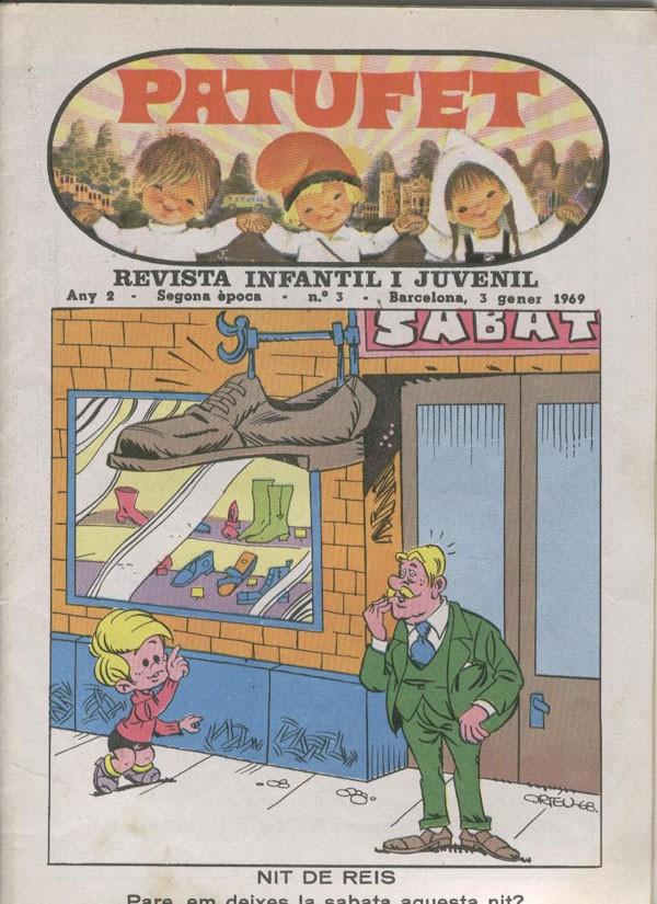 Patufet segona epoca numero 003: portada Orteu