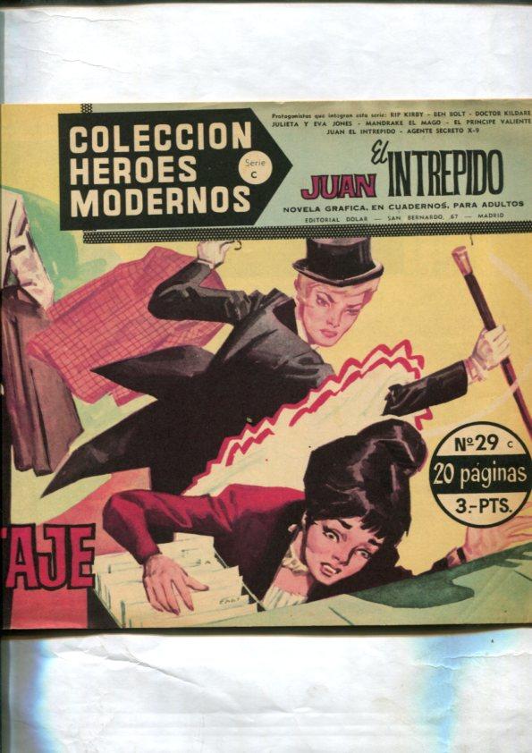 Heroes Modernos serie C numero 29: Juan el Intrepido: Chantaje (numerado 2 en trasera)