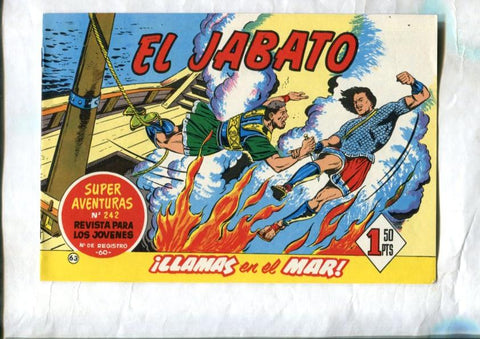El Jabato facsimil numero 063: Llamas en el mar