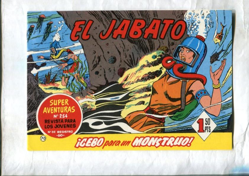 El Jabato facsimil numero 070: Cebo para un monstruo