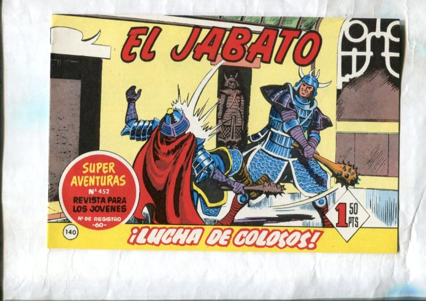 El Jabato facsimil numero 140: Lucha de colosos