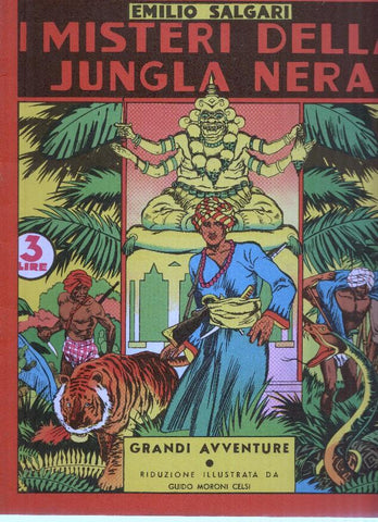 Serie Salgariana 01: I MISTERI DELLA JUNGLA NERA - Emilio Salgari (Editrice Comic Art 1975)